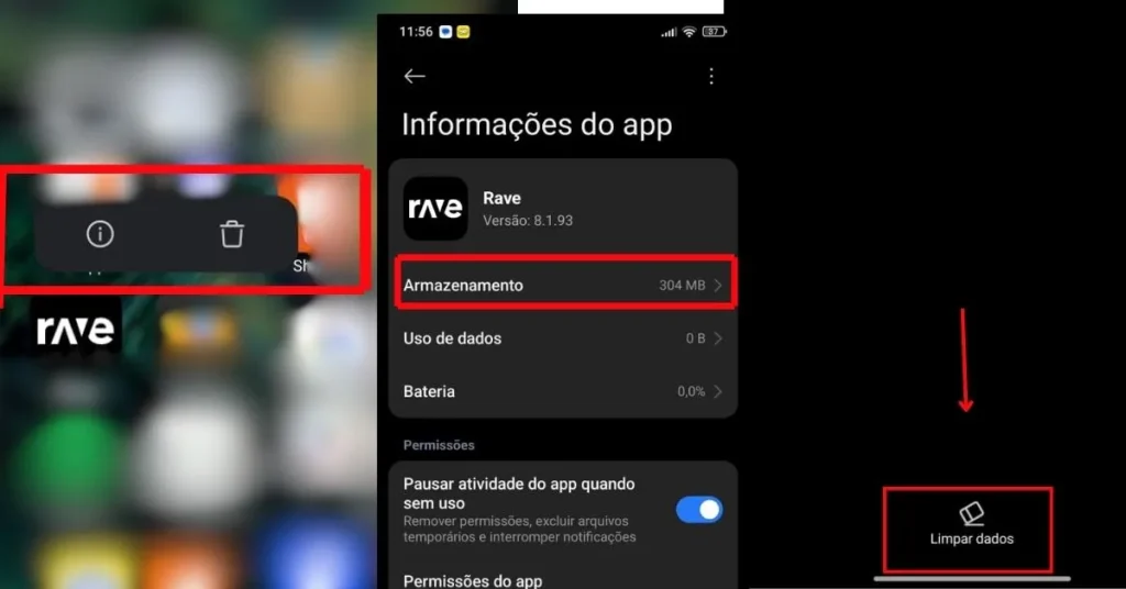 Passo a passo para limpar o cache de aplicativo android
